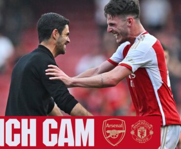 BENCH CAM | Arsenal vs Manchester United (3-1) | A dramatic end at Emirates Stadium!