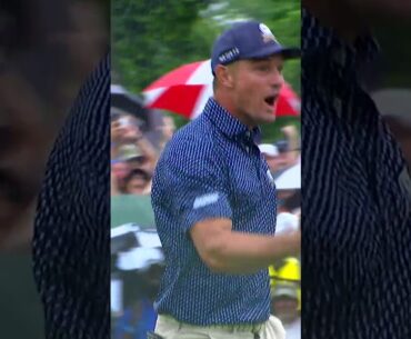 Reliving THAT Bryson DeChambeau putt for 58 from every angle 🎥 #golf #livgolf #greenbrier #crushers