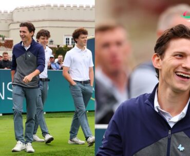 Spider-Man actor Tom Holland plays golf with Jon Rahm