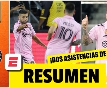 DOBLE ASISTENCIA DE MESSI para goles de ALBA y CAMPANA e INTER MIAMI ganó 3-1 al LAFC de Vela | MLS