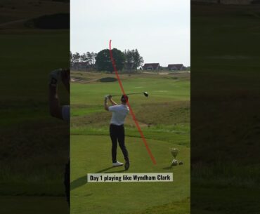 Hitting Wyndham Clark 30 Yard Slices #golf #shorts #golfswing #thegolfclan #golflife #ytshorts