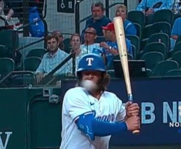 Danger of Baseball | Texas Rangers Josh Smith Takes Pitch to Face and Exits Game vs Orioles