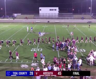 Tishomingo County vs Kossuth Football 9-8-2023 on Jack Ivy Broadcasting and YouTube. Part 2