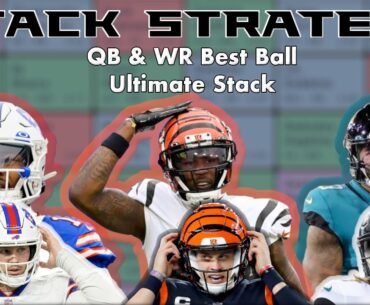 Quarterback & Wide Receiver Stack Strategy | Best Ball | Mock Draft Monday (2023 Fantasy Football)