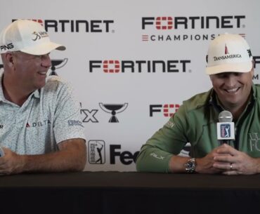 Zach Johnson Stewart Cink Tuesday Press Conference 2023 Fortinet Championship