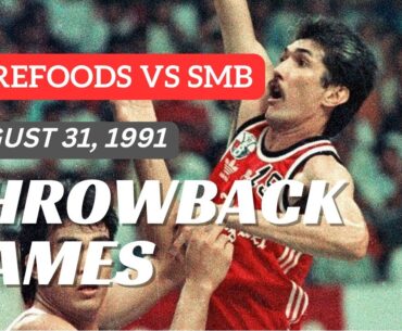 SMB vs PUREFOODS | Aug 13, 1991 | Overtime Game | PBA Throwback
