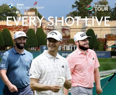 LIVE | Jon Rahm, Nicolai Højgaard & Tyrrell Hatton | 2023 BMW PGA Championship Day 2
