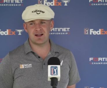 Harry Hall · Round 1 · Interview · 2023 Fortinet Championship · PGA Tour
