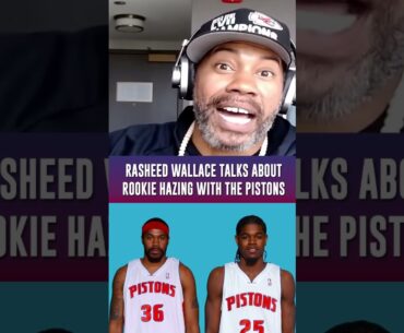 Rasheed Wallace tells a story about rookie hazing #detroitpistons #detroitbasketball #nba #shorts