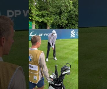 Victor Perez Tee Shot At The BMW PGA Championship 2023 #golf #golfswing