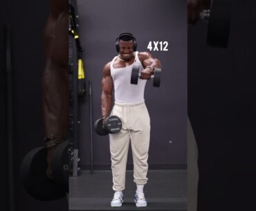 Shoulder Workout 🔥 | Gain Muscle 💪 | Meal Plans Available (Bio) 🥬