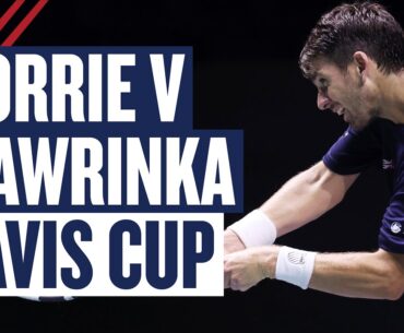 Highlights - Cam Norrie v Stan Wawrinka | Great Britain vs Switzerland | Davis Cup 2023 | LTA