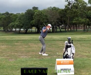 Trevor Werbylo Golf Swing on the Driving Range Valspar Championship 2023