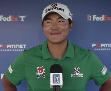 S H  Kim · Round 2 · Interview Korean · 2023 Fortinet Championship · PGA Tour