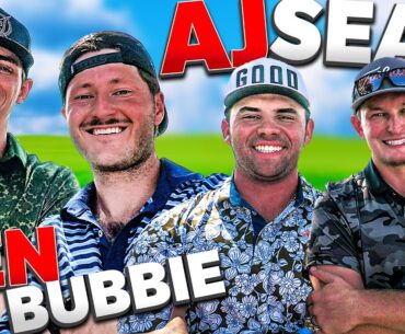 The best golf we've seen yet...almost 3 eagles in a row | Bubbie & Ben vs Sean Walsh & AJ Pujols