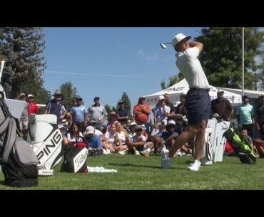 New father Cameron Champ hosts youth golf clinic in Sacramento, returns to Fortinet Championship