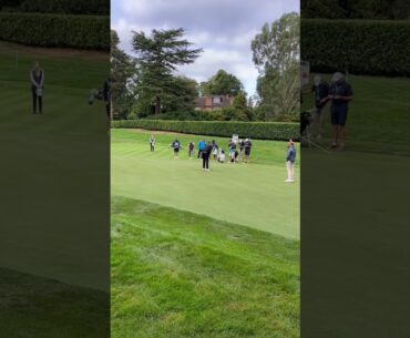 Rasmus Højgaard Hot With The Putter At The BMW PGA Championship Pro-Am 2023 #golf #golfswing #bmw