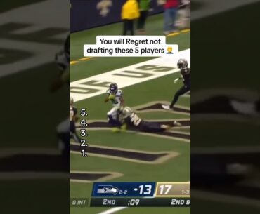 You Will Deeply REGRET Not Drafting These 5 Players in Fantasy Football 🤦‍♂️