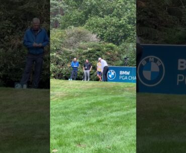 Victor Perez Tee Shot Alongside Ken Brown At The BMW PGA Championship 2023 #golf #golfswing