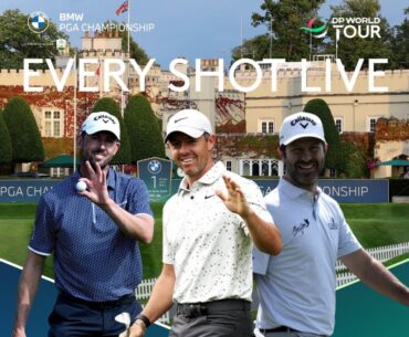 LIVE | Rory McIlroy, Alexander Björk & Jorge Campillo | 2023 BMW PGA Championship Day 4