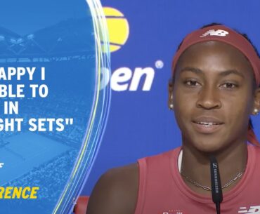 Coco Gauff Press Conference | 2023 US Open Round 2