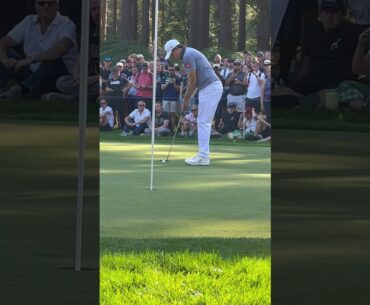 Matt Fitzpatrick Putting routine @BMWPGAChampionship-up8bn #golf #golfskill #golfer #bettergolf