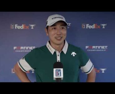 Sangmoon Bae · Round 2 · Interview · 2023 Fortinet Championship · PGA Tour