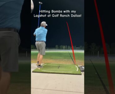 Love practicing with my Lagshot up at Golf Ranch Dallas near UTD! #shaneandshanegolf #golf