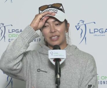 Alison Lee Thursday Flash Interview 2023 LPGA Drive on Championship © LPGA Tour