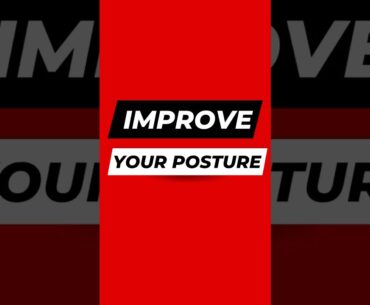 SIMPLE drill for your POSTURE