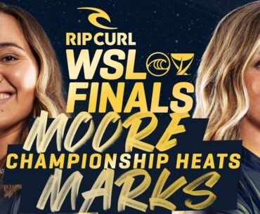 Carissa Moore vs Caroline Marks | Rip Curl WSL Finals 2023 - Championship Heat Replay