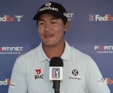 S H  Kim · Round 4 · Interview Korean · 2023 Fortinet Championship · PGA Tour