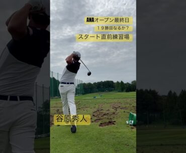 2023 #ANAオープン 最終日　#谷原秀人 #ドライバーショット  #jgto #ゴルファー #練習