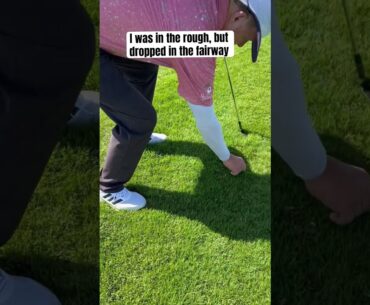 Golf rules for beginners | free relief from immovable obstruction #golf #golfinstruction #golfrules