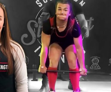 Amazing 13 year old Achieves a 987lbs World Record!