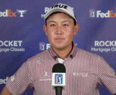 Dylan Wu Thursday Flash Interview 2023 Rocket Mortgage Classic