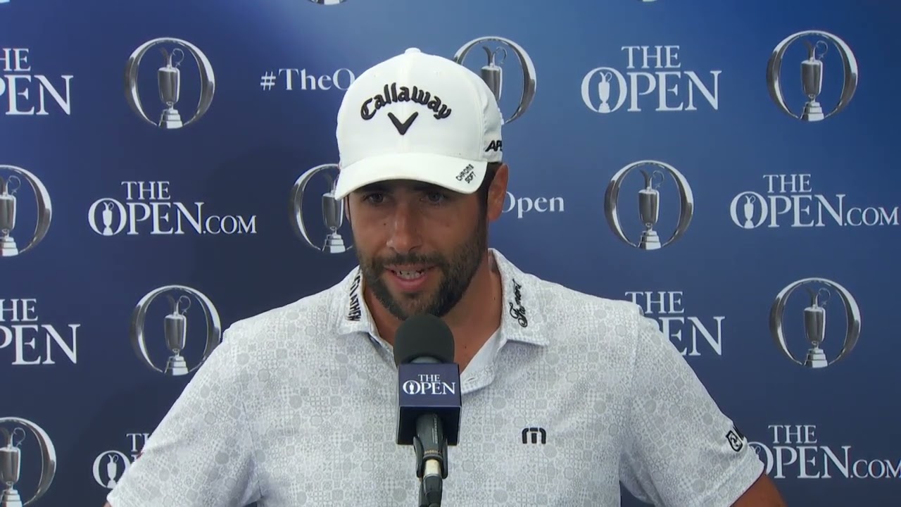 Adrián Otaegui Flash Entrevista Domingo Día 4 2023 The Open Championship © The Open Adrián Otaegui Flash Entrevista Domingo Día 4 2023 The Open Championship © The Open