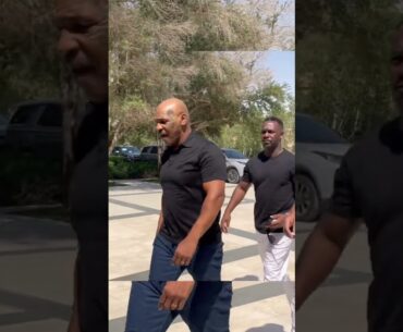 THE MIKE TYSON WALK IS LEGENDARY | BOXING LEGEND ARRIVES AT JAKE PAUL vs TOMMY FURY WEIGH IN
