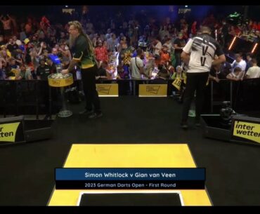 2023 German Darts Open Whitlock v van Veen