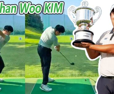 キム・チャンウ Chan Woo KIM 韓国の男子ゴルフ スローモーションスイング!!!
