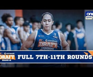 Full 7th-11th Round Picks | PBA Season 48 Rookie Draft