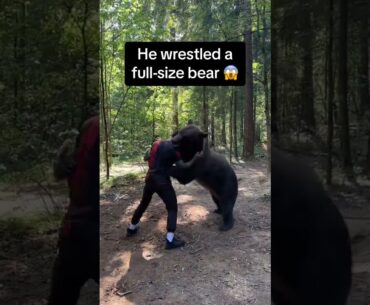 Training like Khabib 😅 (via Alexterribleofficial/TT)