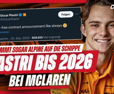 McLaren bindet PIA langfristig - Stammcockpit für Lawson? - Verstappen hadert - Berger im Interview