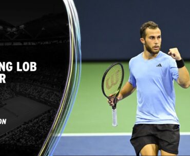 Hugo Gaston Pulls Off an Incredible Lob Winner! | 2023 US Open