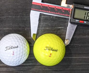 One Huge Difference Between Yellow and White Pro V1x Golf Ball!