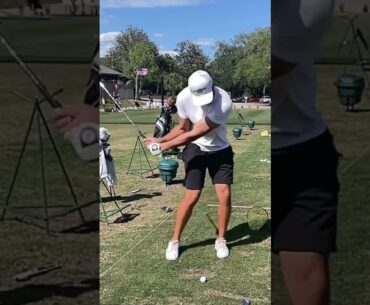 Iron Swing Face On Slow Motion