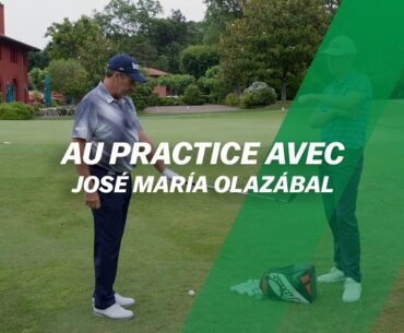 Au practice avec le MAGICIEN José María Olazábal !