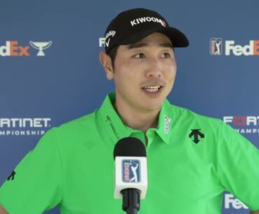 Sangmoon Bae · Round 1 · Interview · 2023 Fortinet Championship · PGA Tour