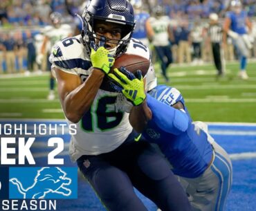 Seattle Seahawks vs. Detroit Lions | 2023 Week 2 Game Highlights