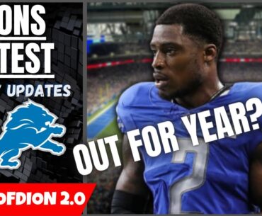 CJ Gardner-Johnson OUT For Year? Montgomery Day To Day: Lions Latest Injury Updates